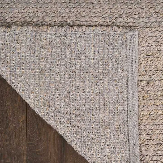 Kirklands Home Jaxon Natural Jute Area Rug, 4x6 Gray