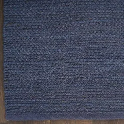 Discount Kirklands Home Jaxon Navy Natural Jute Area Rug, 4x6 Blue