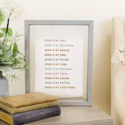New Kirklands Home Jesus is My Everything Wall Plaque