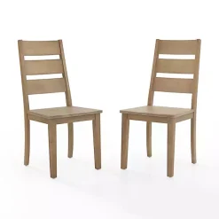 Online Kirklands Home Jolie Ladder Back 2-pc. Dining Chair Set Tan
