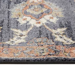 Best Kirklands Home Jordan Bea Navy Blue Area Rug, 6x9
