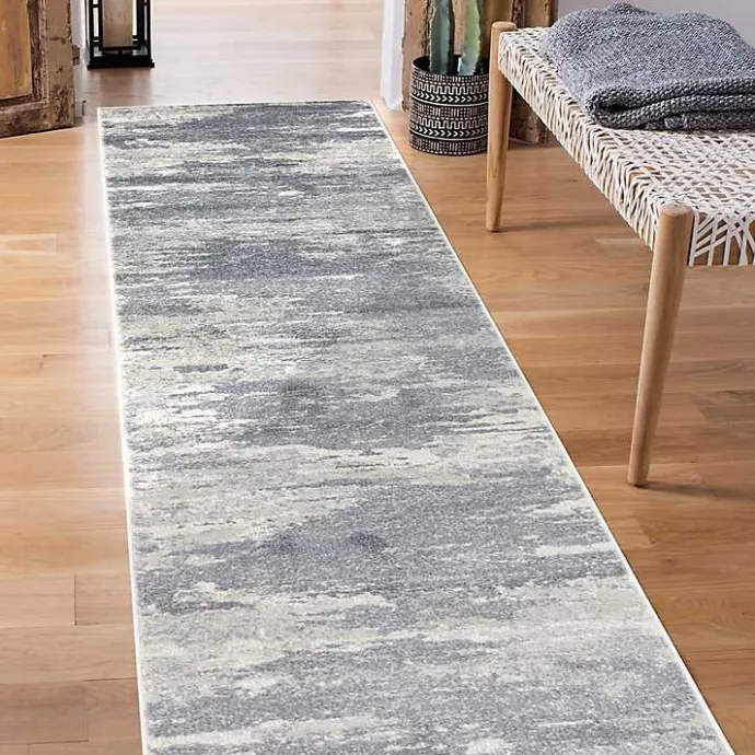 New Kirklands Home Jordan Delia Modern Runner, 2x10 Gray
