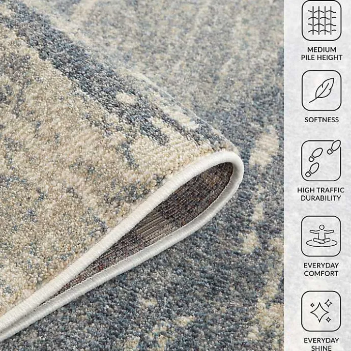 New Kirklands Home Jordan Delia Modern Runner, 2x10 Gray
