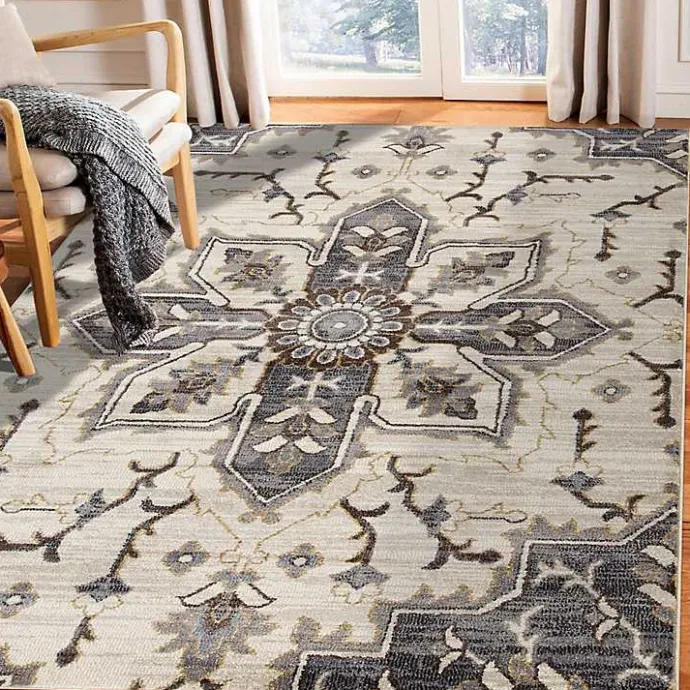 Kirklands Home Jordan Eva Medallion Area Rug, 5x7