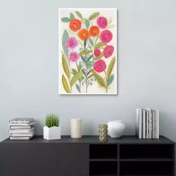 Discount Kirklands Home Joyful Garden VII Framed Canvas Art Print Multi