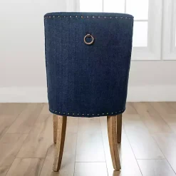 Hot Kirklands Home Julia Navy Upholstered Dining Chair Blue