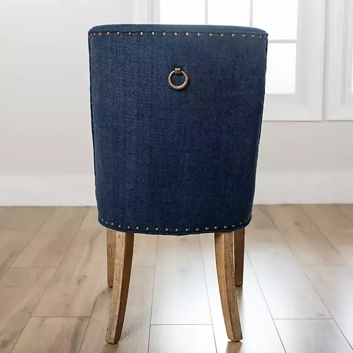 Hot Kirklands Home Julia Navy Upholstered Dining Chair Blue
