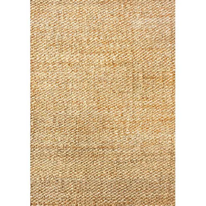 Kirklands Home Jute Hand Woven Halsey Area Rug, 4x6 Tan