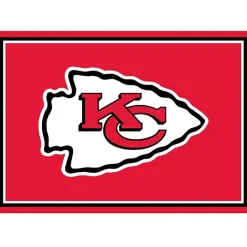 New Kirklands Home Kansas City Chiefs Area Rug, 3x4 Red