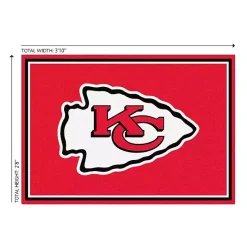 New Kirklands Home Kansas City Chiefs Area Rug, 3x4 Red