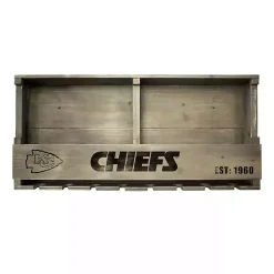 Online Kirklands Home Kansas City Chiefs Reclaimed Wood Bar Shelf Gray