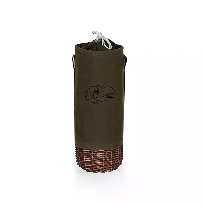 New Kirklands Home Kansas Jayhawks Insulated Wine Bottle Tote