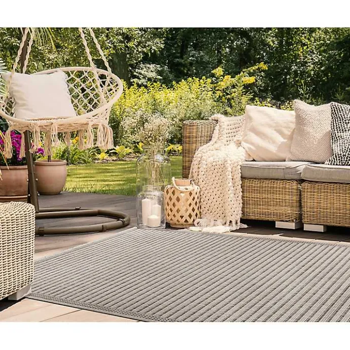 Discount Kirklands Home Kaya Natural Gradient Indoor/Outdoor Area Rug, 6x9 Tan