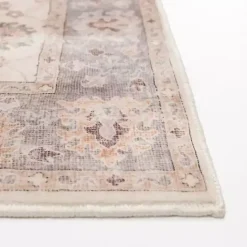 Discount Kirklands Home Kira Traditional Washable Runner, 2x7 Ivory