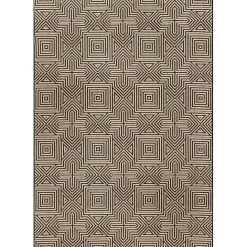 Clearance Kirklands Home Kylie Gray Modern Abstract Outdoor Rug, 5x8