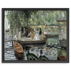 New Kirklands Home La Grenouillère Framed Canvas Art Print, 26x32