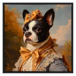 Hot Kirklands Home Lady Philippa Poshpaws Framed Art Print Multi