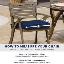 Hot Kirklands Home Lake Leala Outdoor Chaise Cushion Blue