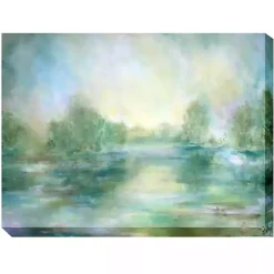 Outlet Kirklands Home Lake View Outdoor Canvas Art Print