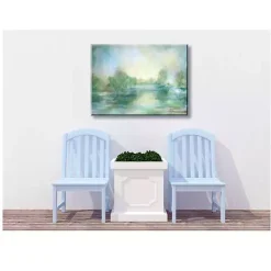 Outlet Kirklands Home Lake View Outdoor Canvas Art Print