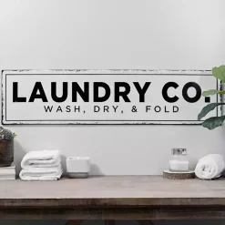 Sale Kirklands Home Laundry Co. Metal Wall Plaque
