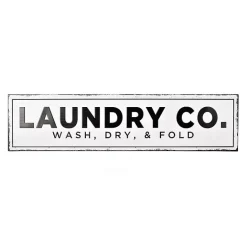 Sale Kirklands Home Laundry Co. Metal Wall Plaque