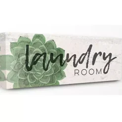 Clearance Kirklands Home Laundry Room Succulent Canvas Art Print