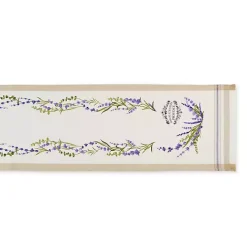 Discount Kirklands Home Lavender Garland Cotton Table Runner