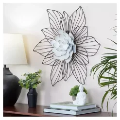 Hot Kirklands Home Layered Flower Metal Wall Plaque