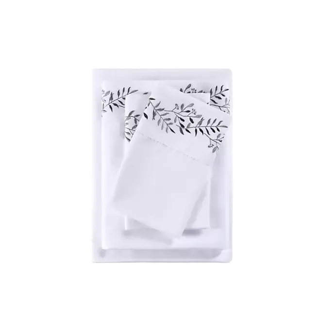Sale Kirklands Home Leafy Vine Hem Microfiber 4-pc. Full Sheet Set