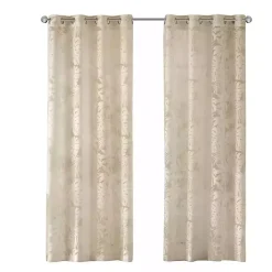 Kirklands Home Leilani Palm Leaf Curtain Panel, 63 in. Tan