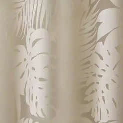 Kirklands Home Leilani Palm Leaf Curtain Panel, 63 in. Tan