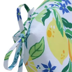 Kirklands Home Lemon Vines Chaise Cushion