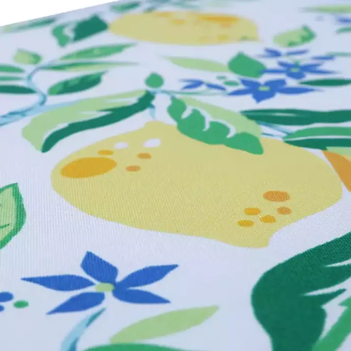 Kirklands Home Lemon Vines Chaise Cushion