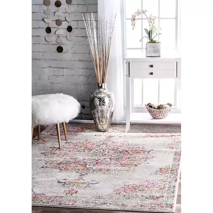 Sale Kirklands Home Leola Vintage Medallion Area Rug, 5x8 Multi