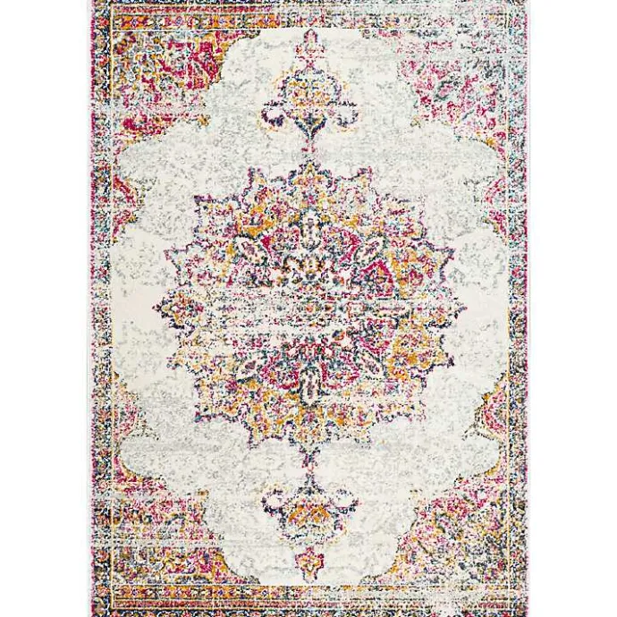 Sale Kirklands Home Leola Vintage Medallion Area Rug, 5x8 Multi