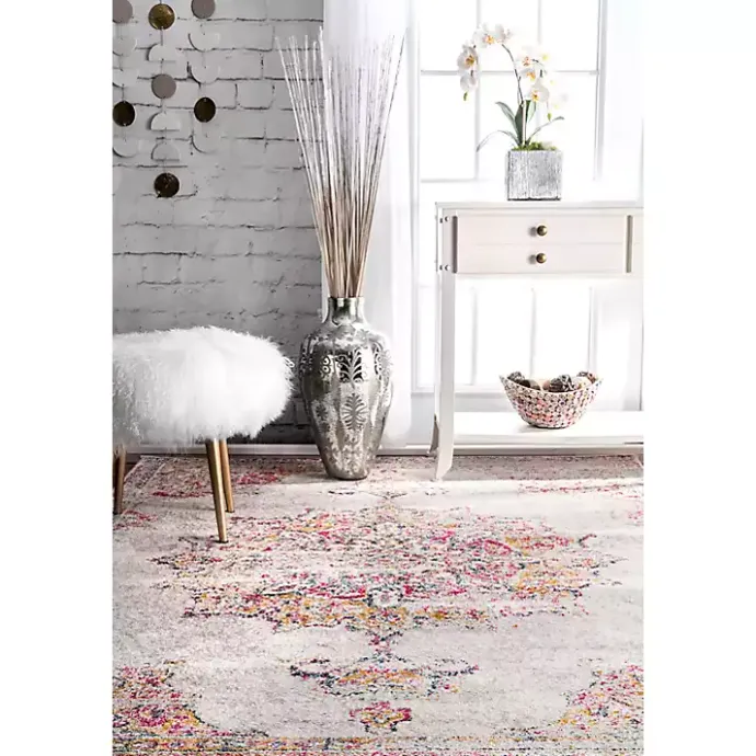 Sale Kirklands Home Leola Vintage Medallion Area Rug, 5x8 Multi