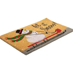 New Kirklands Home Let It Snow Festive Christmas Doormat