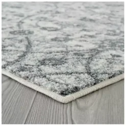 Hot Kirklands Home Light Blue Alex Area Rug, 5x7