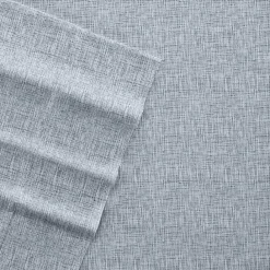 Best Kirklands Home Light Chambray 4-pc. Full Bed Sheet Set Blue