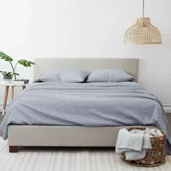 Kirklands Home Light Chambray 4-pc. King Bed Sheet Set Blue