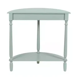 Sale Kirklands Home Light Half Moon Tinslee Console Table Blue