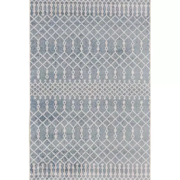 Sale Kirklands Home Light Moroccan Washable Accent Rug, 2x4 Blue