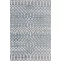 Outlet Kirklands Home Light Moroccan Washable Area Rug, 3x5 Blue