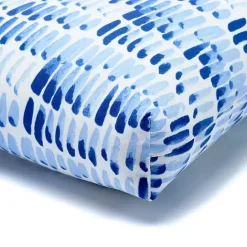 Best Kirklands Home Light Patterned Outdoor Bench Cushion Blue