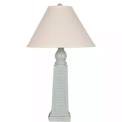Hot Kirklands Home Light Shutter USB Table Lamps, Set of 2 Blue