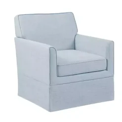 Best Kirklands Home Light Slipcover Armchair Blue
