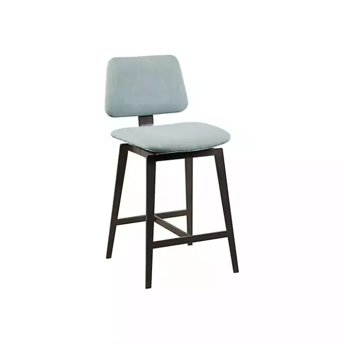 Hot Kirklands Home Light Swivel Counter Stool Blue