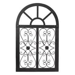 Sale Kirklands Home Light Blue Wood Arched Window Wall Plaque