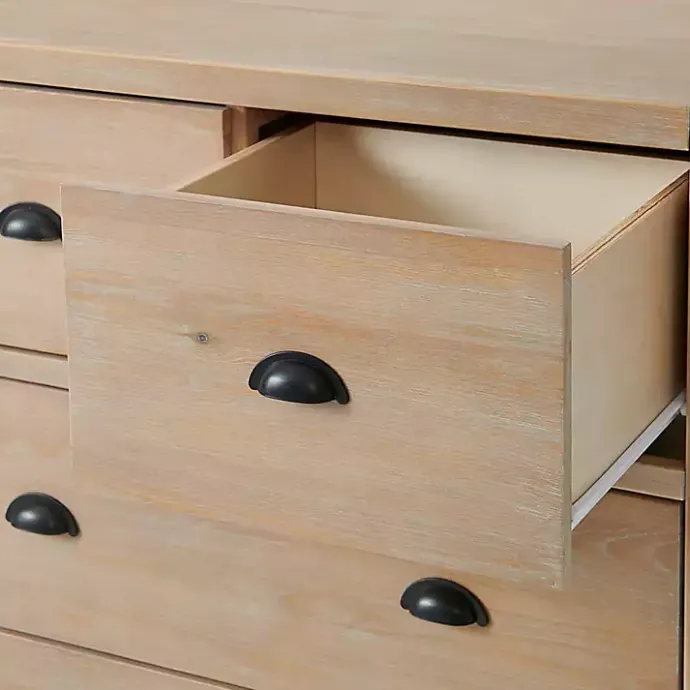 Online Kirklands Home Light Driftwood 5-Drawer Storage Chest Tan